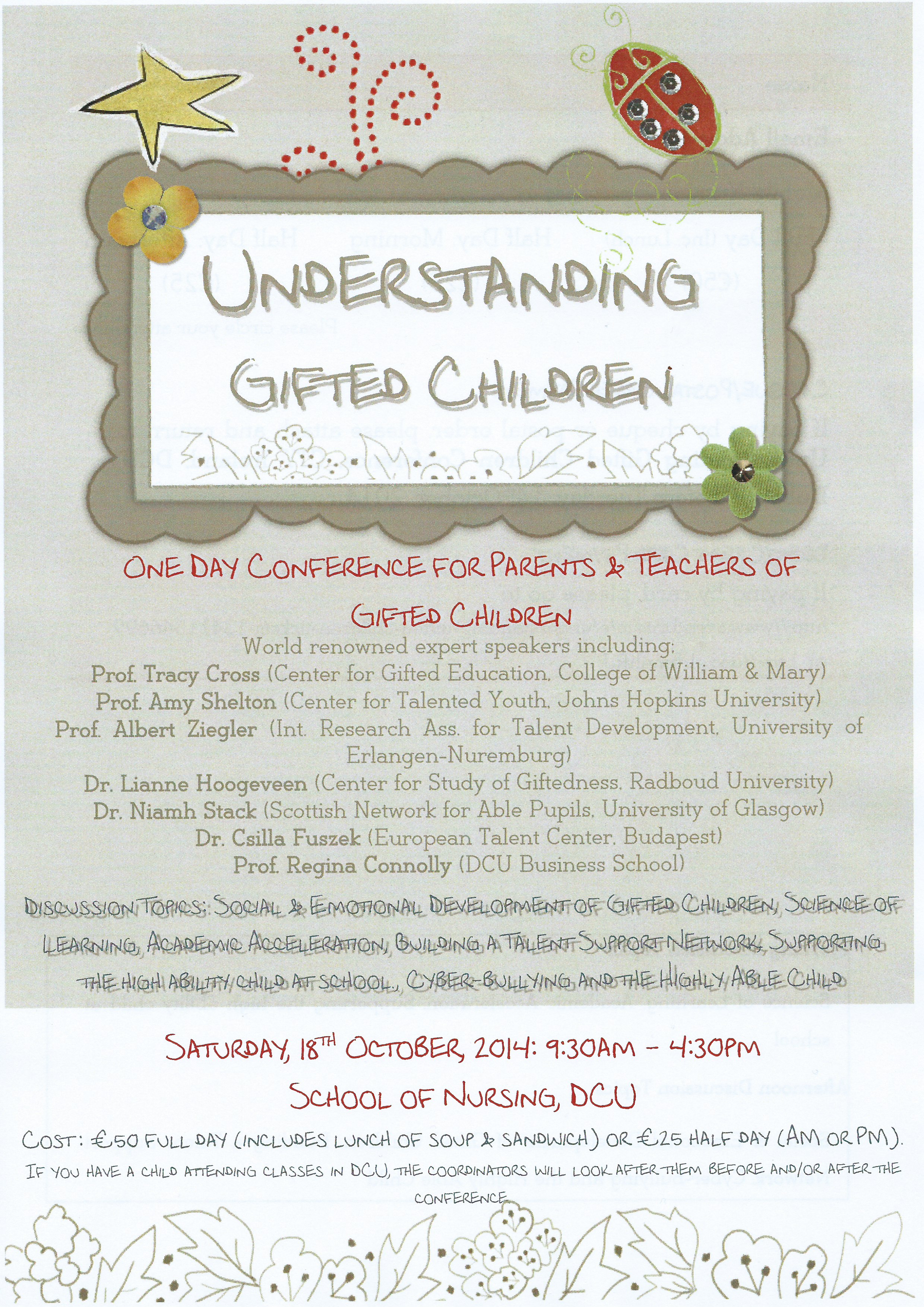 Guiding Gifted Children conference CTYI